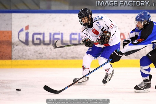 2016-09-17 Vipiteno-Hockey Milano Rossoblu U16 2070 Davide Loreti